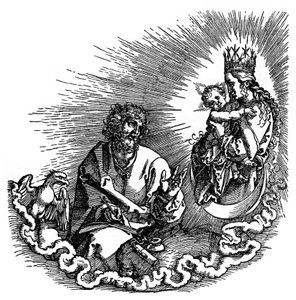 János kinyilatkoztatása, 1511, 1936 alkotó: Albrecht Dürer