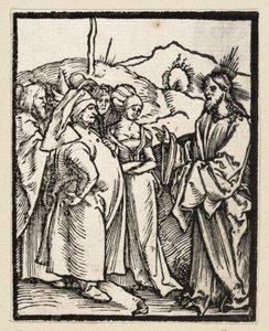 A bűnösök Krisztushoz jönnek (43 vallási téma) alkotó: Albrecht Dürer