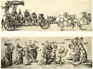 Tervezet I. Maximilian császár szekerére alkotó: Albrecht Dürer