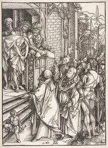 Ecce Homo, a The Large Passion sorozatból, kb. 1498-99. alkotó: Albrecht Dürer