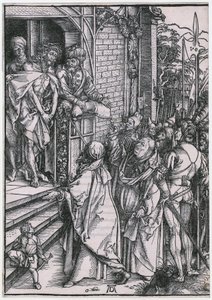 Ecce homo, a „Die Grosse Passion” sorozat 6. lapja alkotó: Albrecht Dürer