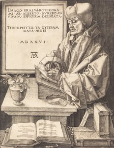Rotterdami Erasmus, 1526. alkotó: Albrecht Dürer