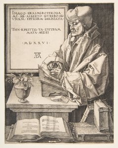 Rotterdami Erasmus, 1526. alkotó: Albrecht Dürer