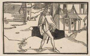 Eunuchus, Terence vígjátékából, 19. századi reprint.n.d. alkotó: Albrecht Dürer