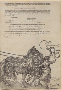 Experientia, a „A nagy diadalmas szekér” című sorozat 8. lapja alkotó: Albrecht Dürer