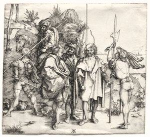 Öt katona és egy török lóháton, valószínűleg 1496-ban. alkotó: Albrecht Dürer