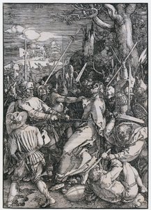 Krisztus elfogása, a „Nagy Passió” sorozat 4. lapja alkotó: Albrecht Dürer