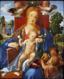 Német: Die Madonna mit dem Zeisig A Madonna a kismadárral alkotó: Albrecht Dürer