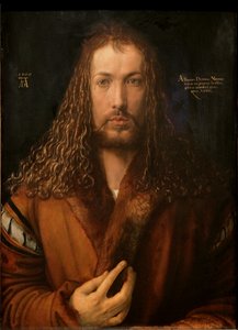 Német: Selbstbildnis im Pelzrock Önarckép szőrmével szegélyezett köntösben alkotó: Albrecht Dürer