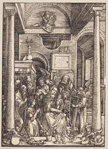 A Szűzanya dicsőítése alkotó: Albrecht Dürer