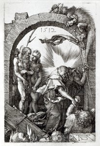 A pokol megrázása vagy Krisztus leszállása a Limbóba, 1512 alkotó: Albrecht Dürer