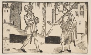 Hecyra, Terence vígjátékából, 19. századi reprint.n.d. alkotó: Albrecht Dürer