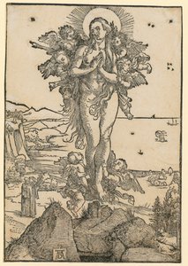 Szent Miklós, Ulrik és Erasmus püspökök alkotó: Albrecht Dürer