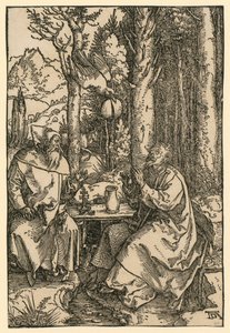 Szent Antal és Pál remeték alkotó: Albrecht Dürer