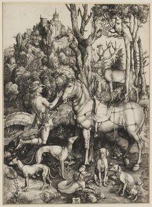 Szent Eustachius alkotó: Albrecht Dürer
