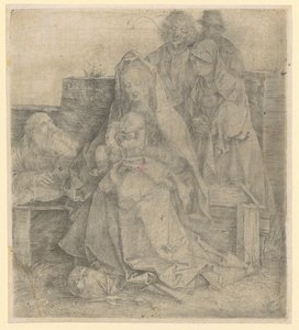 Szent Család, hatfigurás alkotó: Albrecht Dürer