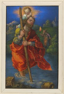 Szent Kristóf jobbra fordulva alkotó: Albrecht Dürer