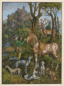 Szent Eustachius alkotó: Albrecht Dürer