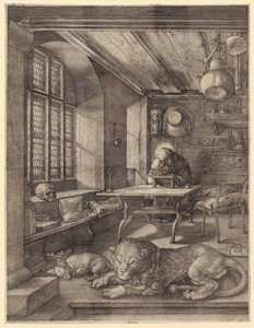 Szent Jeromos a szekrényben alkotó: Albrecht Dürer