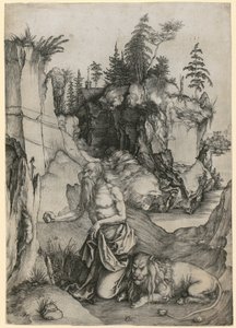 Szent Jeromos a sivatagban alkotó: Albrecht Dürer