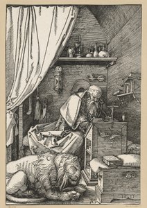 Szent Jeromos a cellájában alkotó: Albrecht Dürer