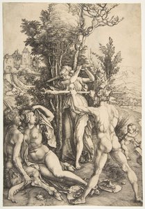 Herkules az útkereszteződésben, kb. 1498. alkotó: Albrecht Dürer