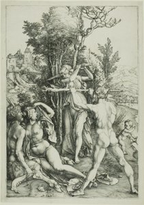 Herkules a keresztútnál (Féltékenység) alkotó: Albrecht Dürer