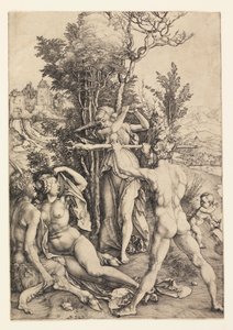 Herkules a válaszúton (A féltékenység hatásai) alkotó: Albrecht Dürer