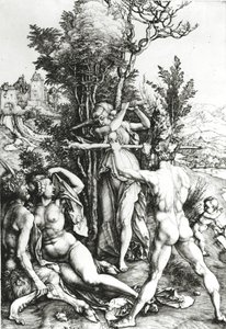 Herkules a keresztútnál, 1498 alkotó: Albrecht Dürer