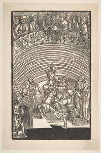 Illusztráció Terence vígjátékából, 19. századi reprint.n.d. alkotó: Albrecht Dürer