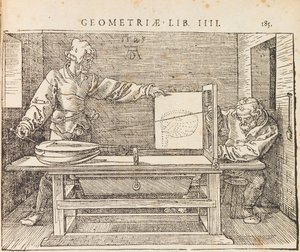 Institutionum geometricae libri quatuor, 1528 alkotó: Albrecht Dürer