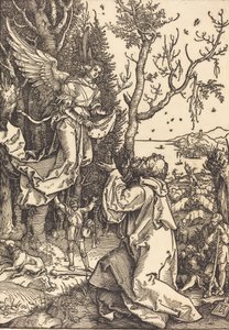 Joachim és az angyal c. 1504. alkotó: Albrecht Dürer