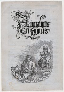 A Szűz megjelenik János előtt, az „Apokalipszis” sorozat 1. lapja alkotó: Albrecht Dürer