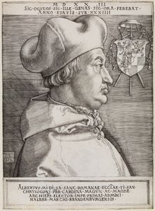 Albrecht brandenburgi bíboros (A nagy bíboros) alkotó: Albrecht Dürer