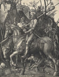 Lovag, halál és ördög, 1513. alkotó: Albrecht Dürer