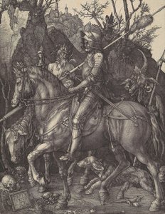 Lovag, halál és ördög, 1513., 1513. alkotó: Albrecht Dürer