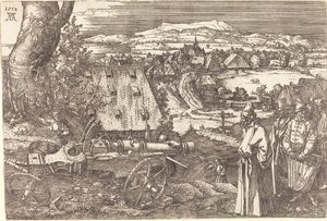 Táj ágyúval, 1518 alkotó: Albrecht Dürer