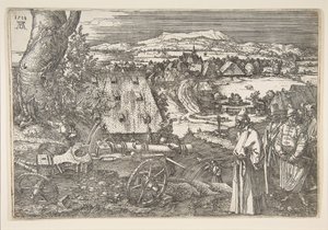 Táj ágyúval, 1518. alkotó: Albrecht Dürer