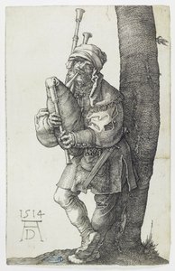 A dudás (Bartsch 91) alkotó: Albrecht Dürer