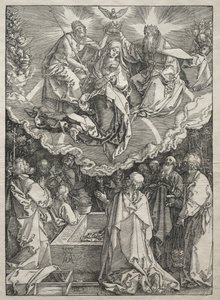 Szűz élete: Szűz mennybemenetele, 1504-1505. alkotó: Albrecht Dürer