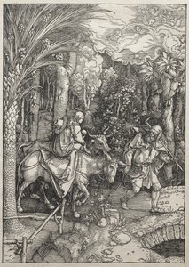 A Szűz élete: Repülés Egyiptomba alkotó: Albrecht Dürer