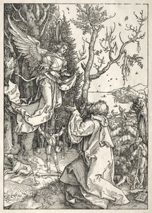 A Szűz élete: Joachim és az angyal alkotó: Albrecht Dürer