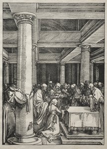 A Szűz élete: Jézus bemutatása a templomban, 1504-1505. alkotó: Albrecht Dürer