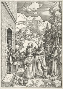 A Szűz élete: A látogatás alkotó: Albrecht Dürer