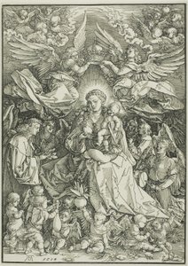 Madonna az angyalok királynője alkotó: Albrecht Dürer