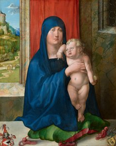 Madonna és gyermeke [előlap] alkotó: Albrecht Dürer