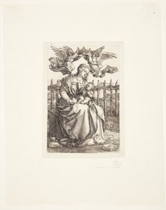 Madonnát két angyal koronázta meg alkotó: Albrecht Dürer