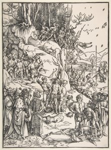 A tízezer mártíromsága.n.d. alkotó: Albrecht Dürer