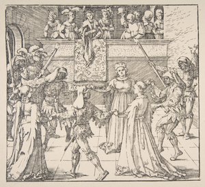 Álarcos tánc fáklyákkal, 1922. alkotó: Albrecht Dürer