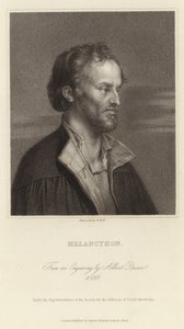 Melancthon – német reformátor és Luther Márton munkatársa (1497, 1560) alkotó: Albrecht Dürer